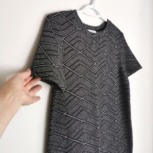Zara Knit Mini T-shirt Dress